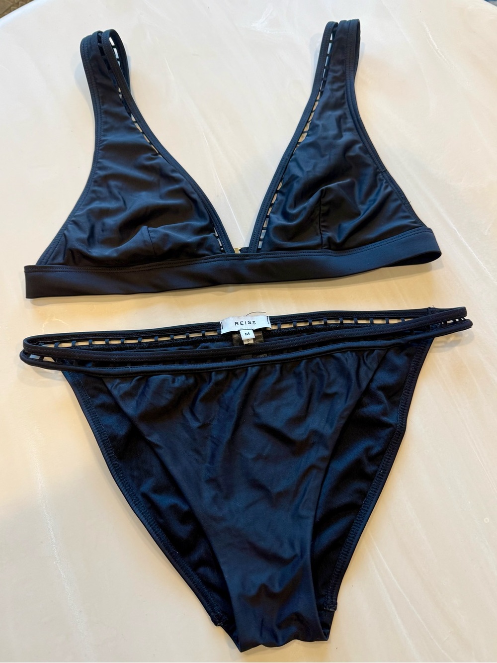 Reiss Black Bikini, Size Medium
